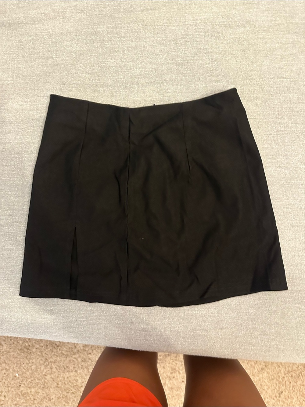 Target Black Women's Mini Skirt with Front Slit size xs worn once